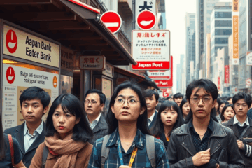 日本郵便銀行の個人ローンについての説明画像です。困っている人々へのサポートを強調。